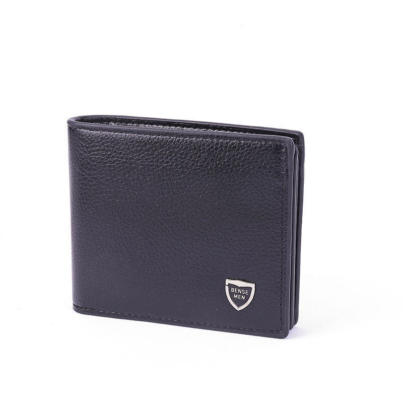 Men's Wallet Pu Short Chic Wallet with Driver Package Casual Horizontal Youth Wallet Multi-Function Card Wholesale