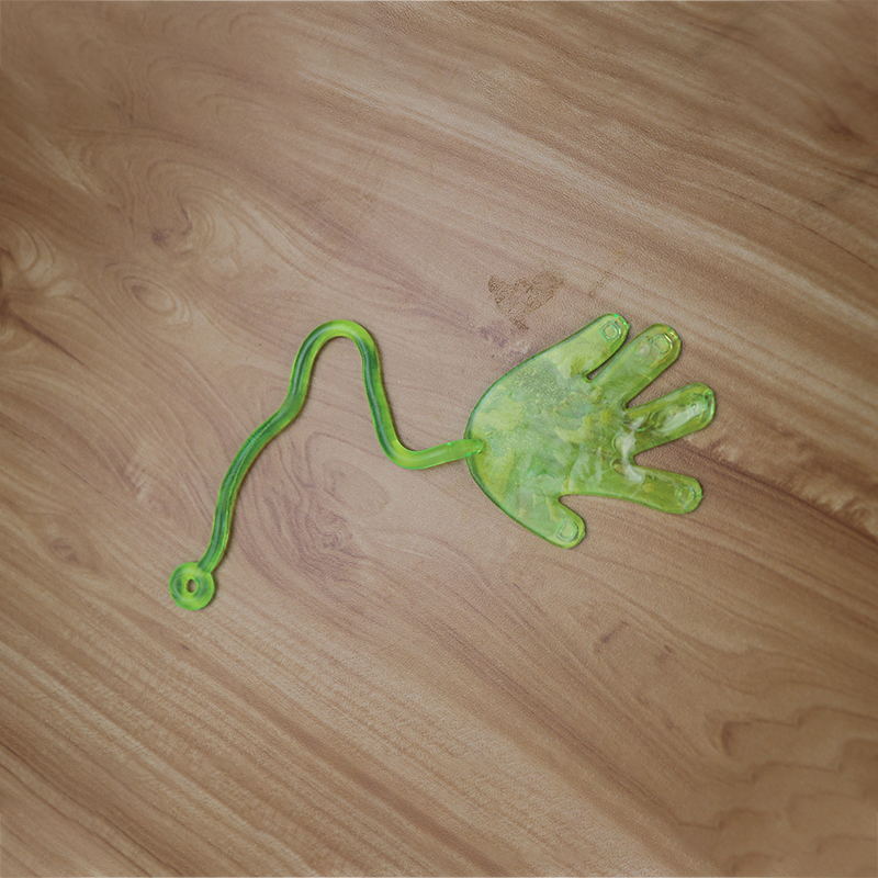 粘黏性手掌墙上地摊小玩具童年粘墙整人小礼品儿时回忆爬墙黏黏手