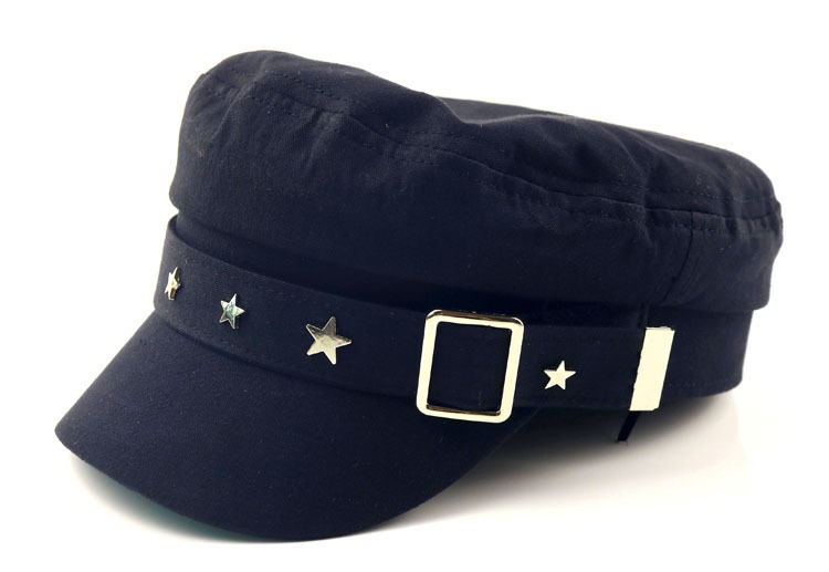 日字扣平顶帽韩国跨境 秋季新款儿童户外 外贸帽子批发a420