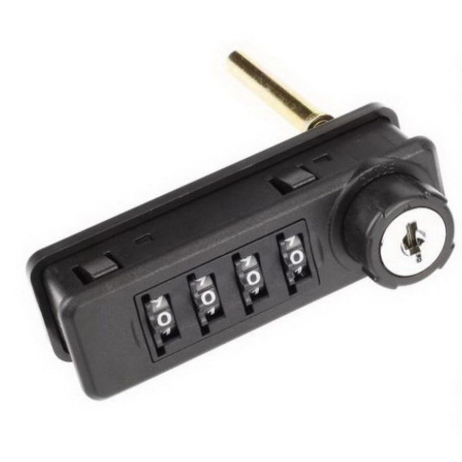 钢柜门密码锁木门柜密码锁办公文件柜密码锁4位密码锁