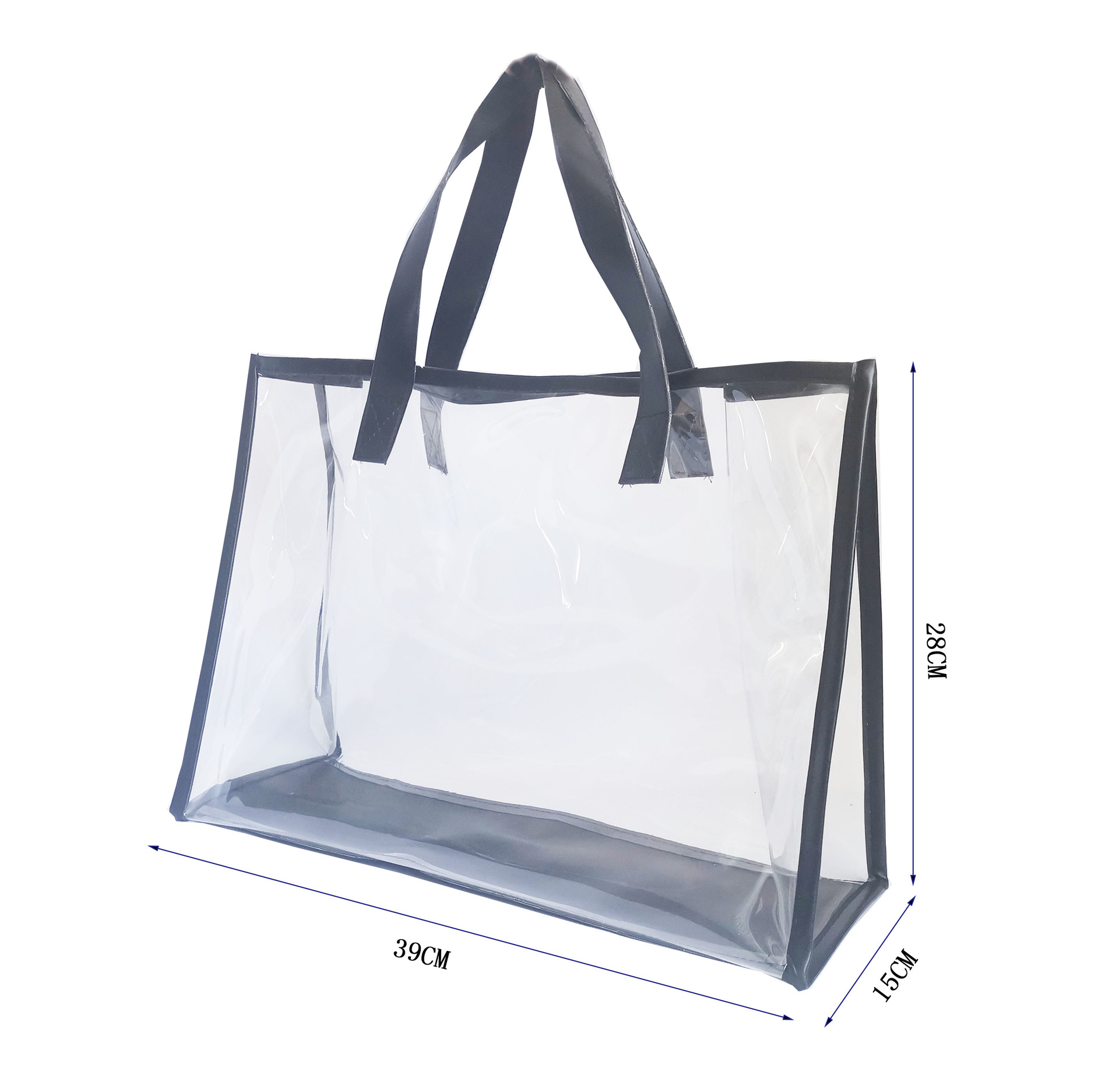 透明pvc购物袋女包网红镭射pvc手提购物袋潮牌pvc