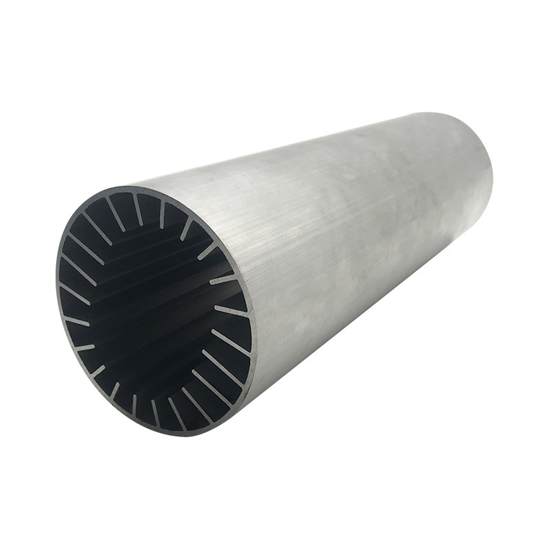 铝圆管工厂定制 工业太阳花散热器铝合金氧化冲孔 铝型材cnc加工