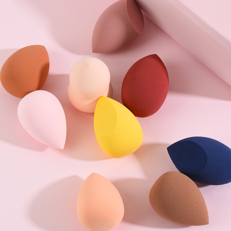 粉扑美妆蛋超柔软干湿两用遇水变大不吸粉葫芦水滴斜切化妆工具