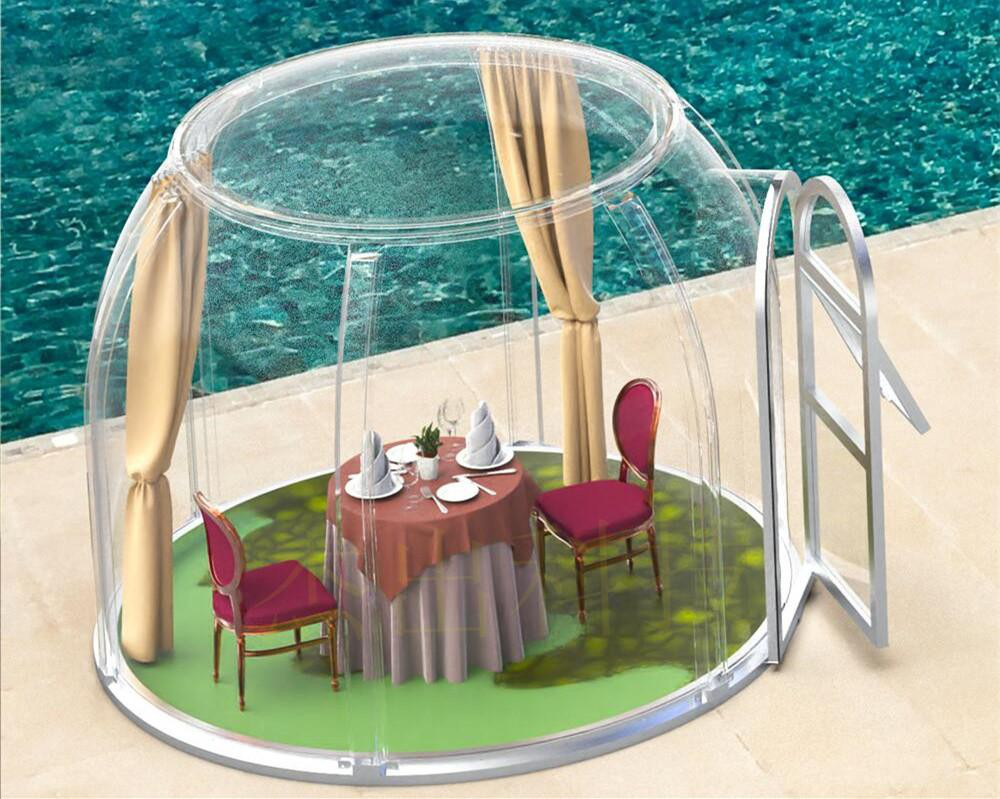 福建pc星空房网红打卡婚礼泡泡屋餐厅民宿圆形透明房特价3.5米款