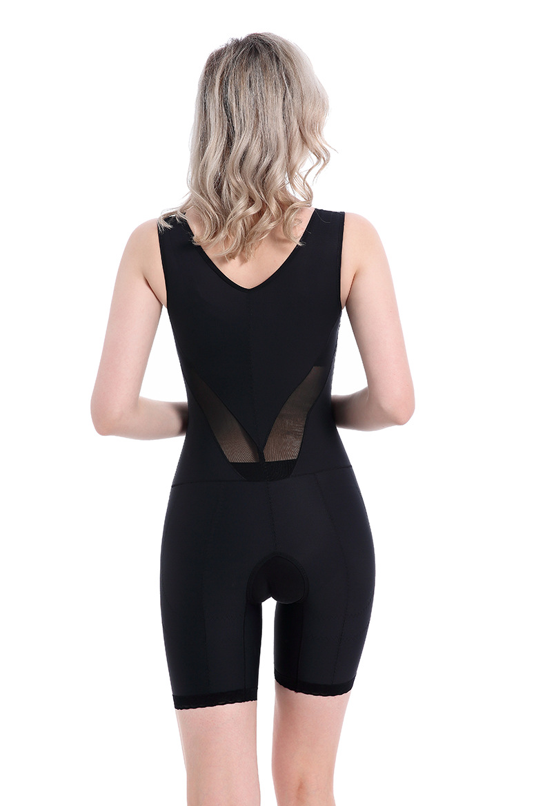 薄款无痕收腹束腰提臀开档连体塑身衣孕妇产后束身美体内衣收大腿