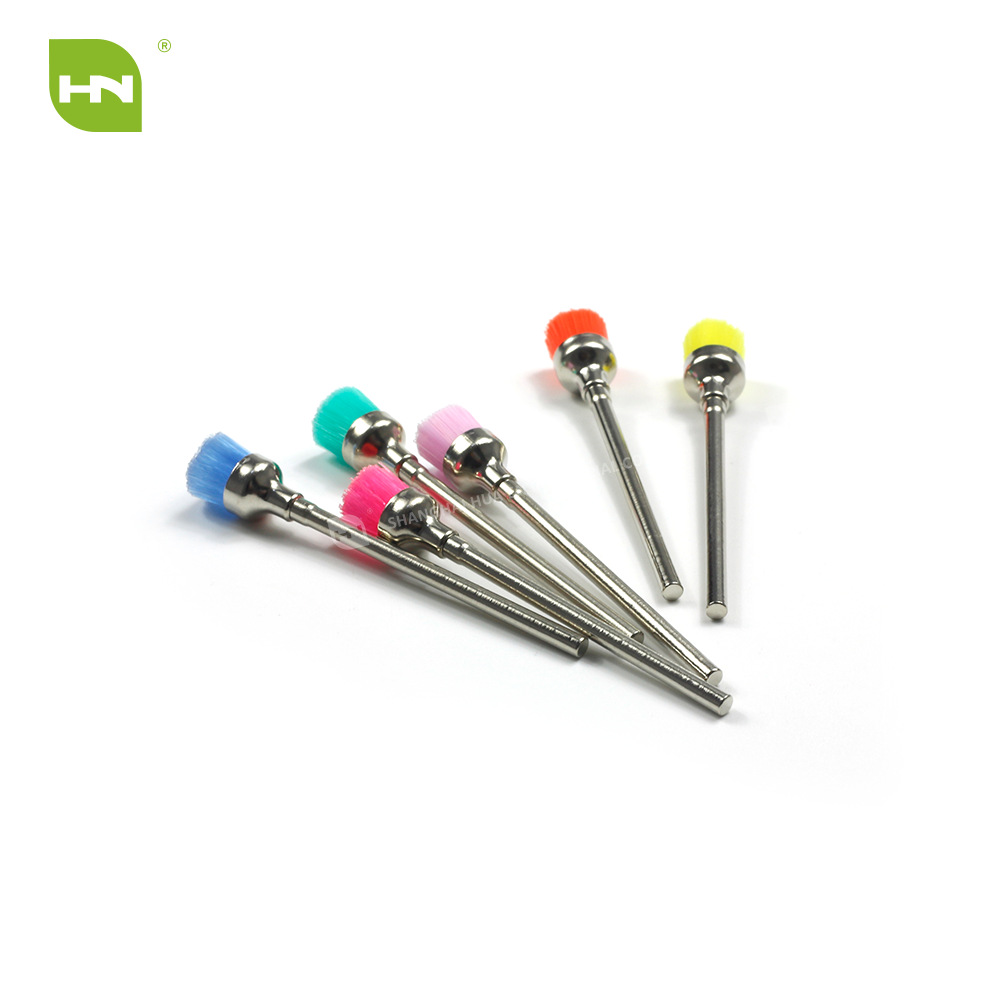 牙科抛光刷 尼龙彩色一次性抛光刷 碗刷 100个/盒 口腔耗材-阿里巴巴