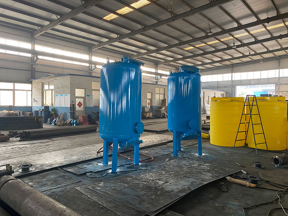 大型机械过滤器污水处理活性炭过滤设备石英砂过滤器