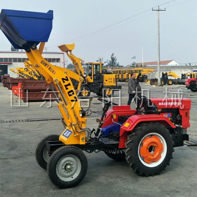 浩阳供应小型装载机 zl06单缸四轮小铲车 农用拖拉机改装装载机