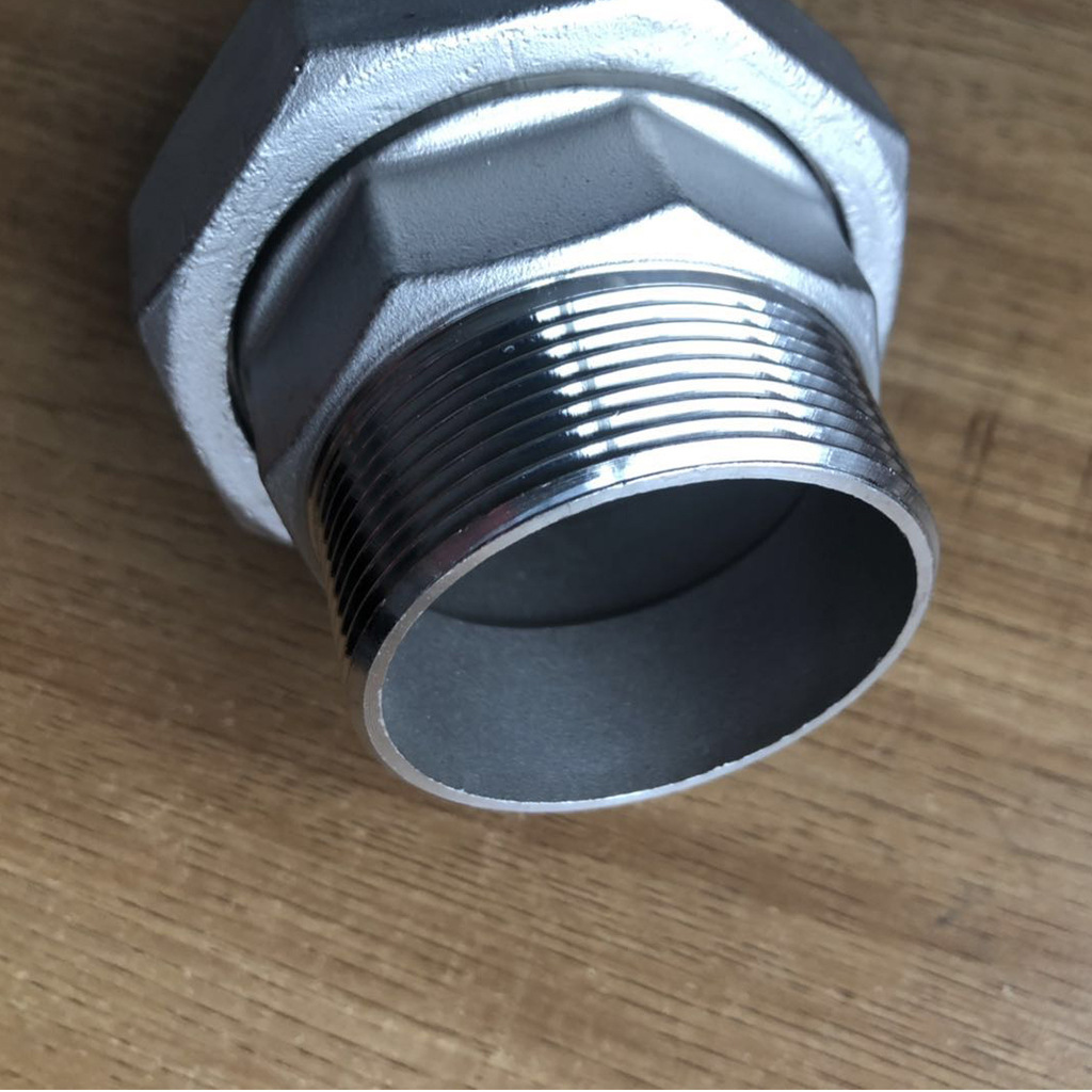 304不锈钢双外丝活接 外螺纹接头丝扣活牙直通水管管道配件dn25