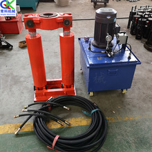 100吨液压拔管机 钻凿机械配套设备 便携式液压起管机拔管装置