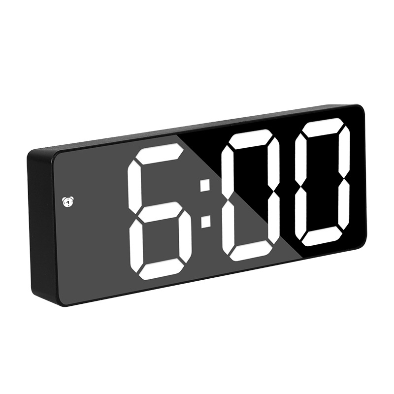 Factory Direct Sales LED Electronic Alarm Clock Simple Style Clock Battery Plug-in Dual-Use Clock Yida Time 0712