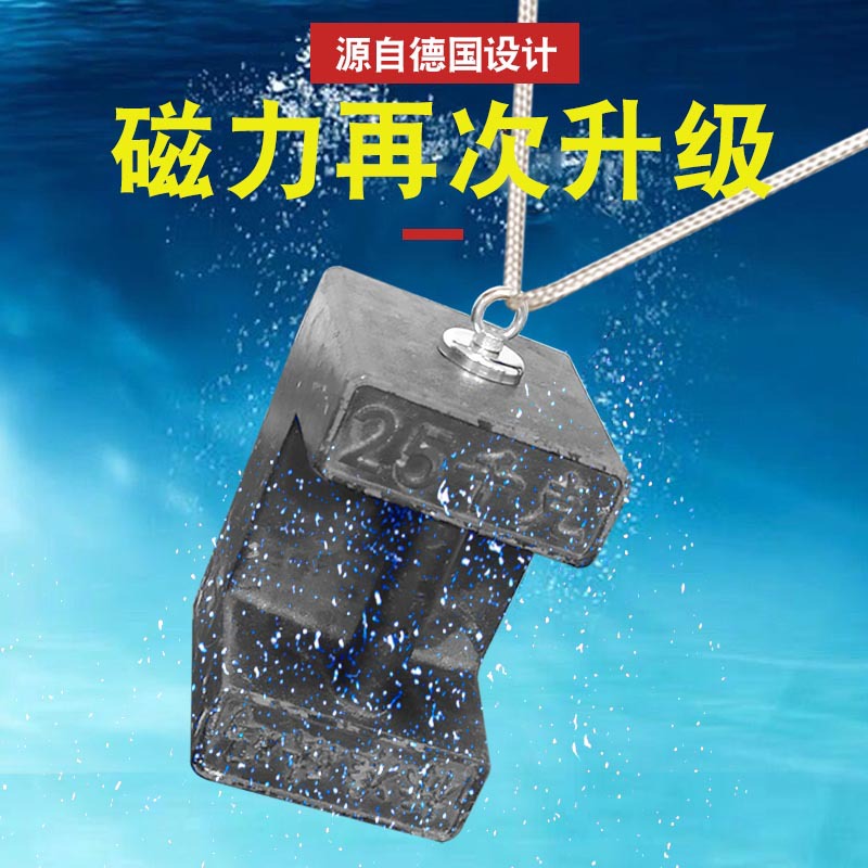 强磁打捞工具吸铁器强力磁铁吸盘强吸铁石圆形大号带吊环高强度