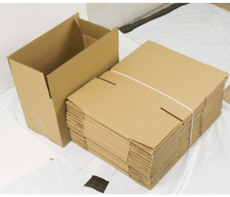 纸箱100扎捆装纸板3层5层特硬瓦楞快递纸箱物流打包12号纸箱子