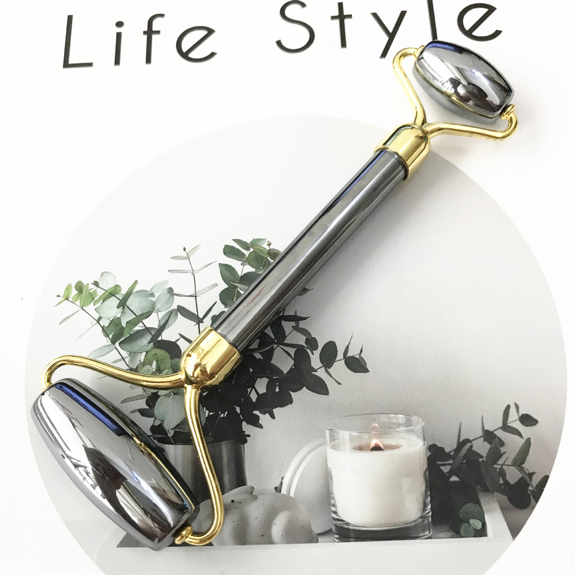 铂洛菲太赫兹滚轮美容仪按摩棒钛赫兹瘦脸提拉紧致工厂接单定制