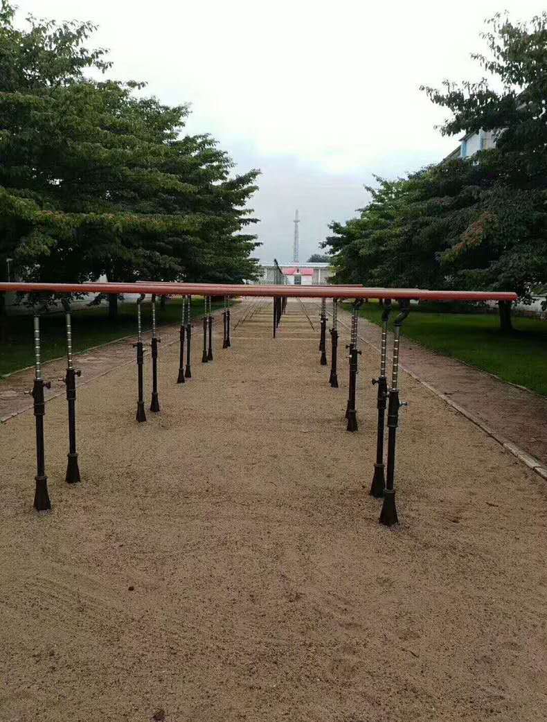 部队标准铸铁单杠双杠升降单杠训练移动学校单位户外室外单杠双杠