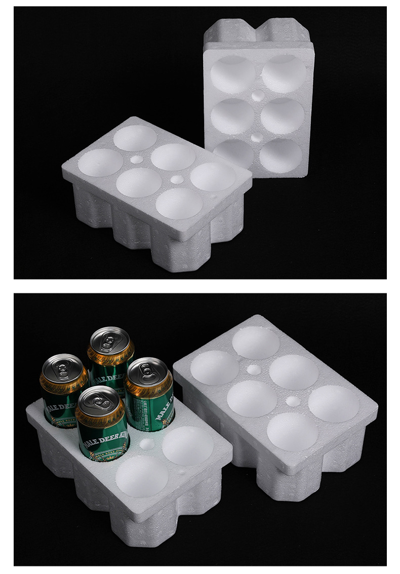 供应易拉罐泡沫包装箱 物流快递酒水饮料啤酒灌装泡沫快递打包盒