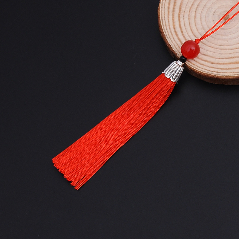 New Buddhist Flower Chinese Knot Tassel Pendant Clothing Clothing Metal Tassel Tassel Fan Bookmark Sachet Tassel