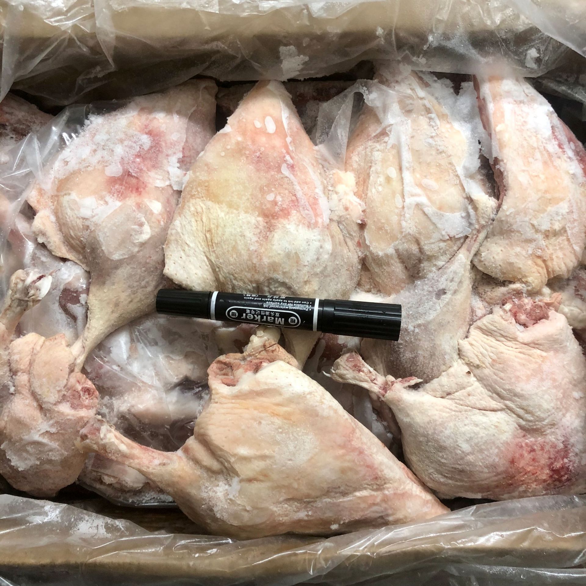 六和鸭边腿六合鸭腿新鲜冷冻鸭边腿19斤/箱