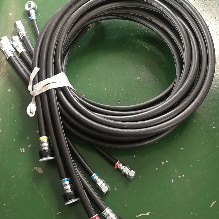 挖掘机液压油管厂家普利司通高压油管低压先导管横滨回油管耐高压