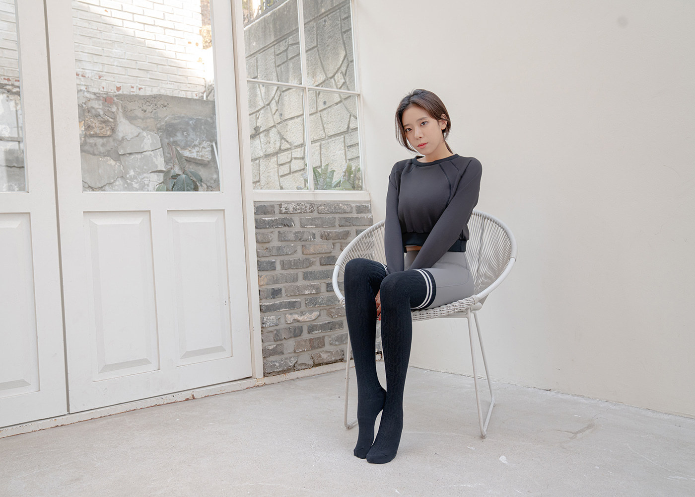 ins网红爆款运动瑜伽健身长筒裤袜子 专业护腿护膝瑜伽服袜子批发