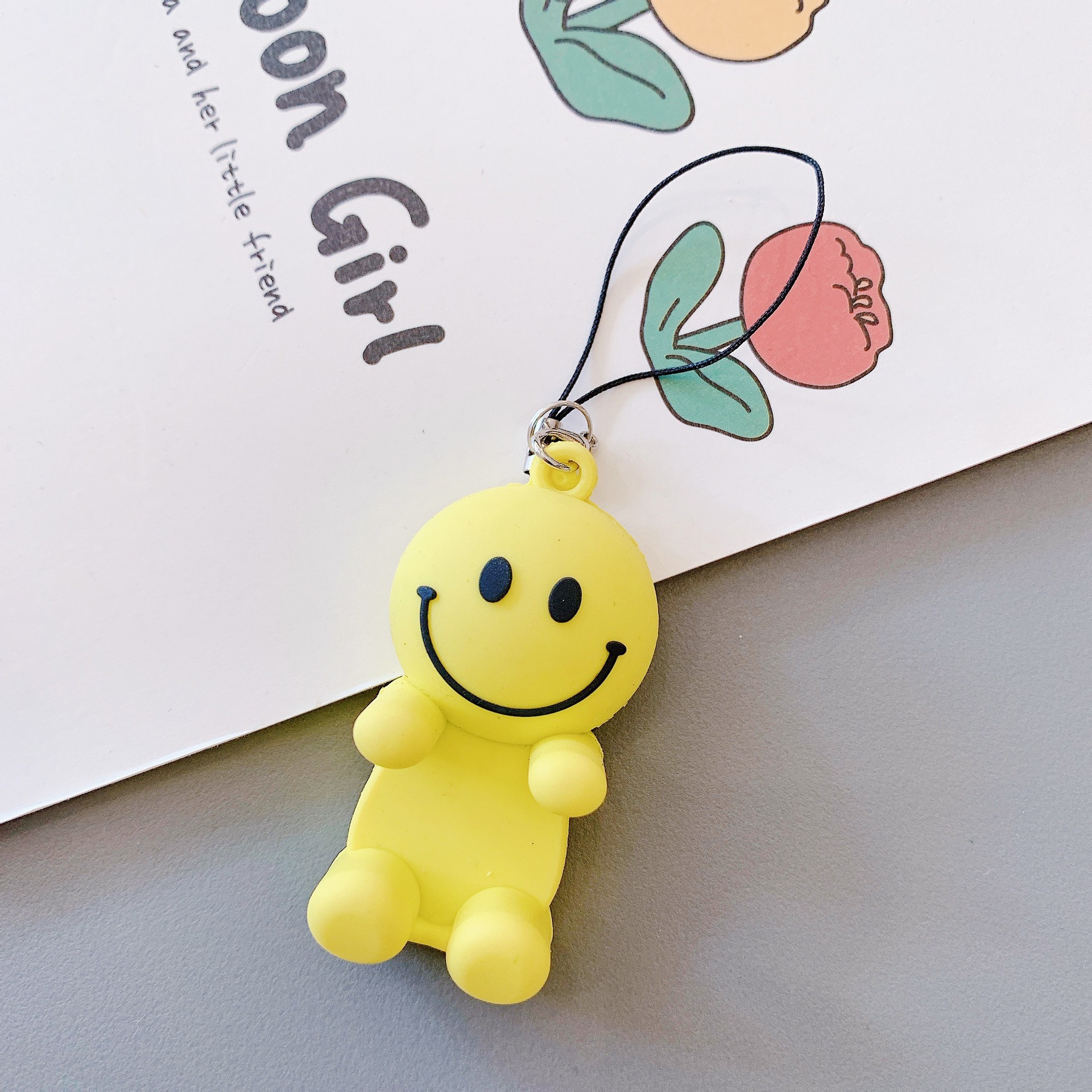 厂家直销懒人桌面卡通手机支架 桌面创意手机支架 包包挂件小礼品