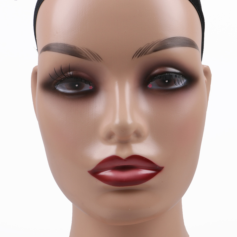 假发模特头 假发半身模特头假发头模 美发剪发造型教学用假发头模