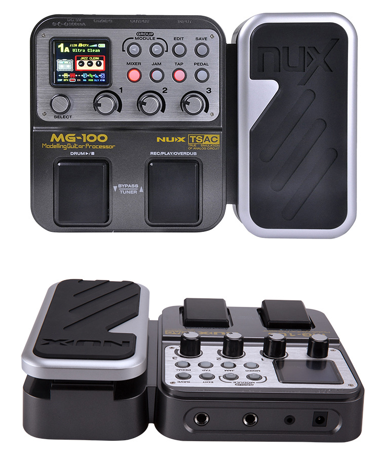 nux小天使mg100电吉他综合效果器带鼓机伴奏录音循环木吉他效果器