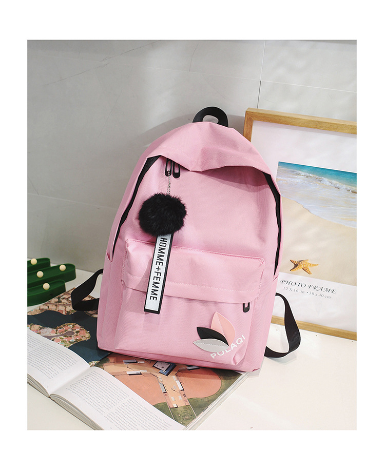 New Student Backpack Men's and Women's Hot Sale Korean Style Large Capacity Outdoor Travel Backpack Student Schoolbag Customization