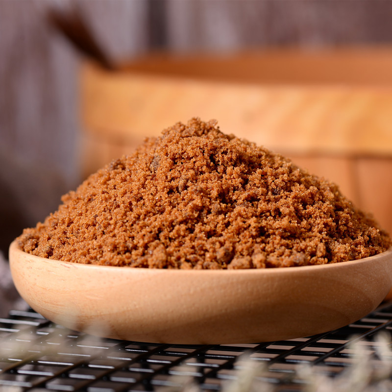 云南甘蔗老土红糖粉 黑糖孕妇月子产妇350克罐散烘焙姨妈经期糖