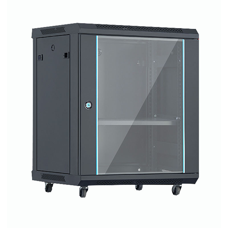 加厚12u图腾款交换机壁挂机柜0.6米网络监控小机柜550*450*600mm