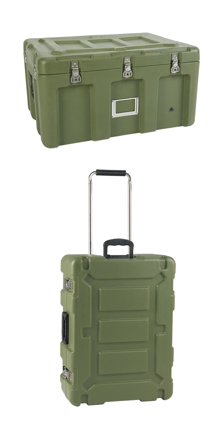 剑火392914小型滚塑箱野战作业箱 军工物资收纳部队战备物资箱