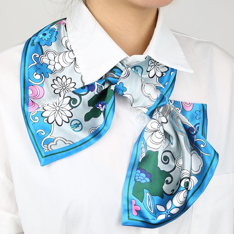 农业银行男士领带 农行女士丝巾 女士领花 jk领结 拉链易拉得领带