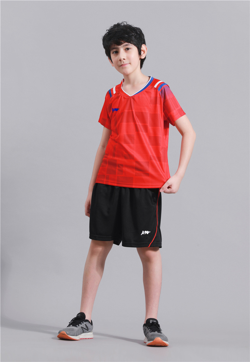儿童羽毛球服上衣国家队比赛服童装学生男童女童乒乓球服龙服2025