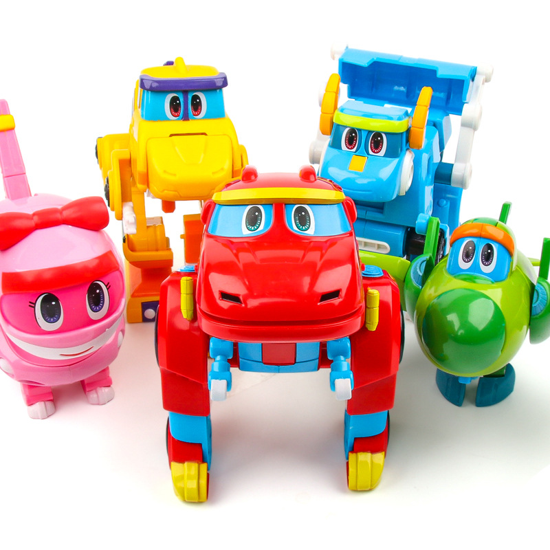 灵动正版第五季帮帮龙出动恐龙探险队儿童玩具全套变形韦斯大号