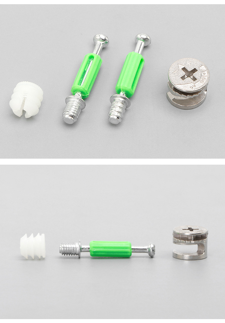 铭鑫 加厚三合一连接件偏心轮 锁扣家具拆装连接五金配件a 100a6