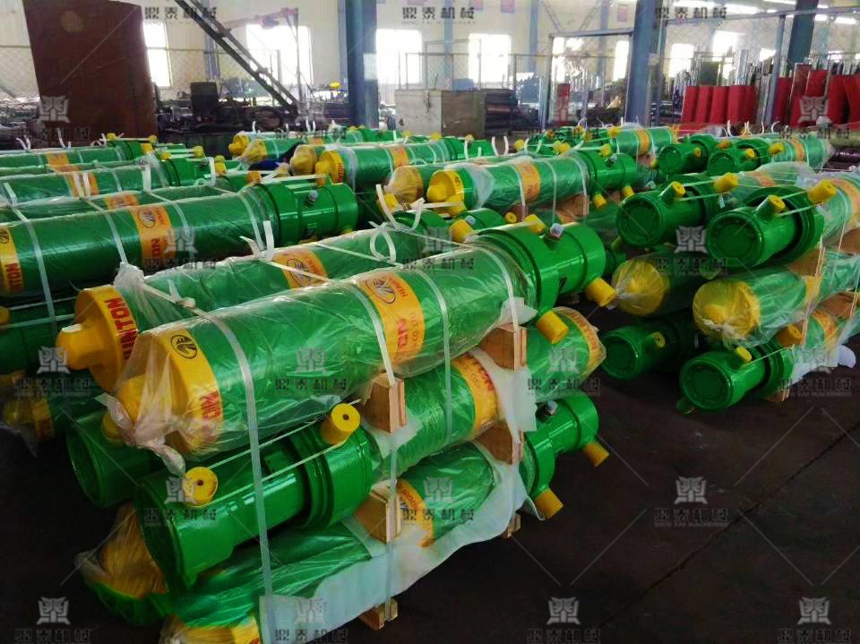 自卸车油缸海沃油缸配套液压缸总成重型渣土车翻斗车