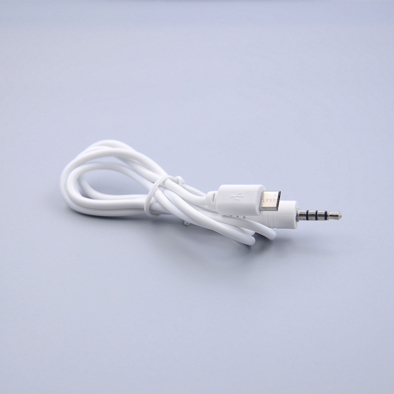 手机麦克风音频线k歌数码转换线 micro安卓对3.5mm适用于华为小米