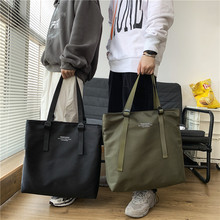 新款韩版大容量男士手提包手提袋潮牌简约防水斜挎单肩包电脑包男