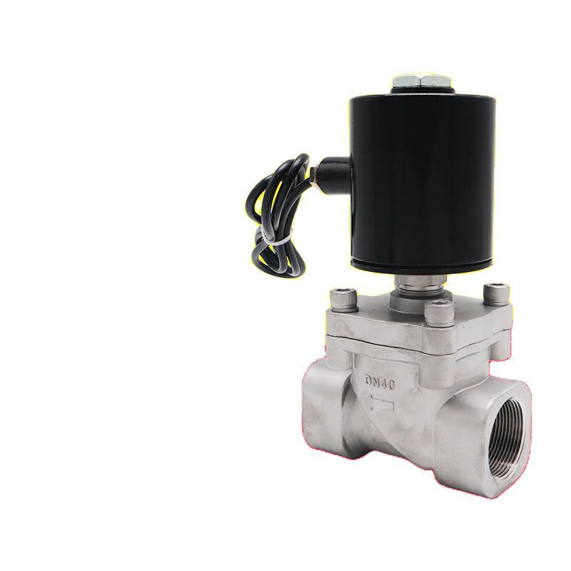 不锈钢真空负压电磁控制阀抽真空用排气阀分步直动式电磁阀 dc24v