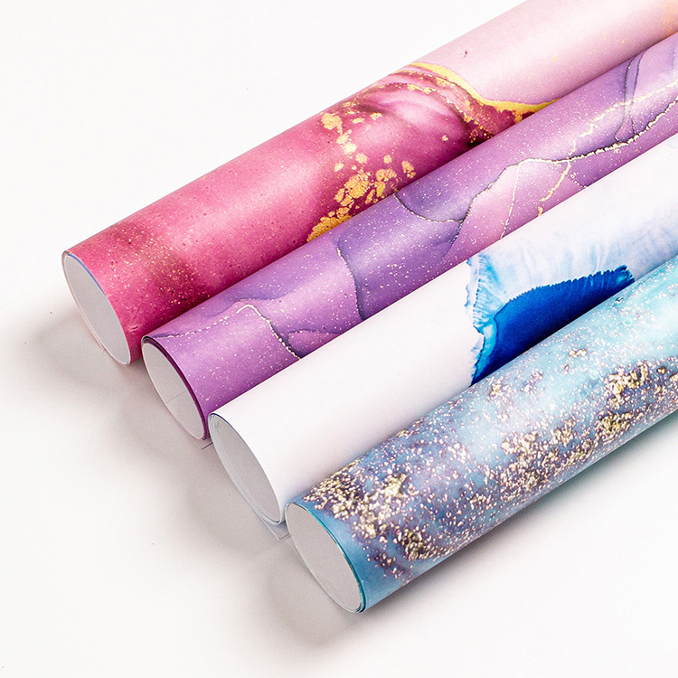 包装纸鎏金材料星河120g礼物大尺寸防水圣诞节手工diy生日包书纸