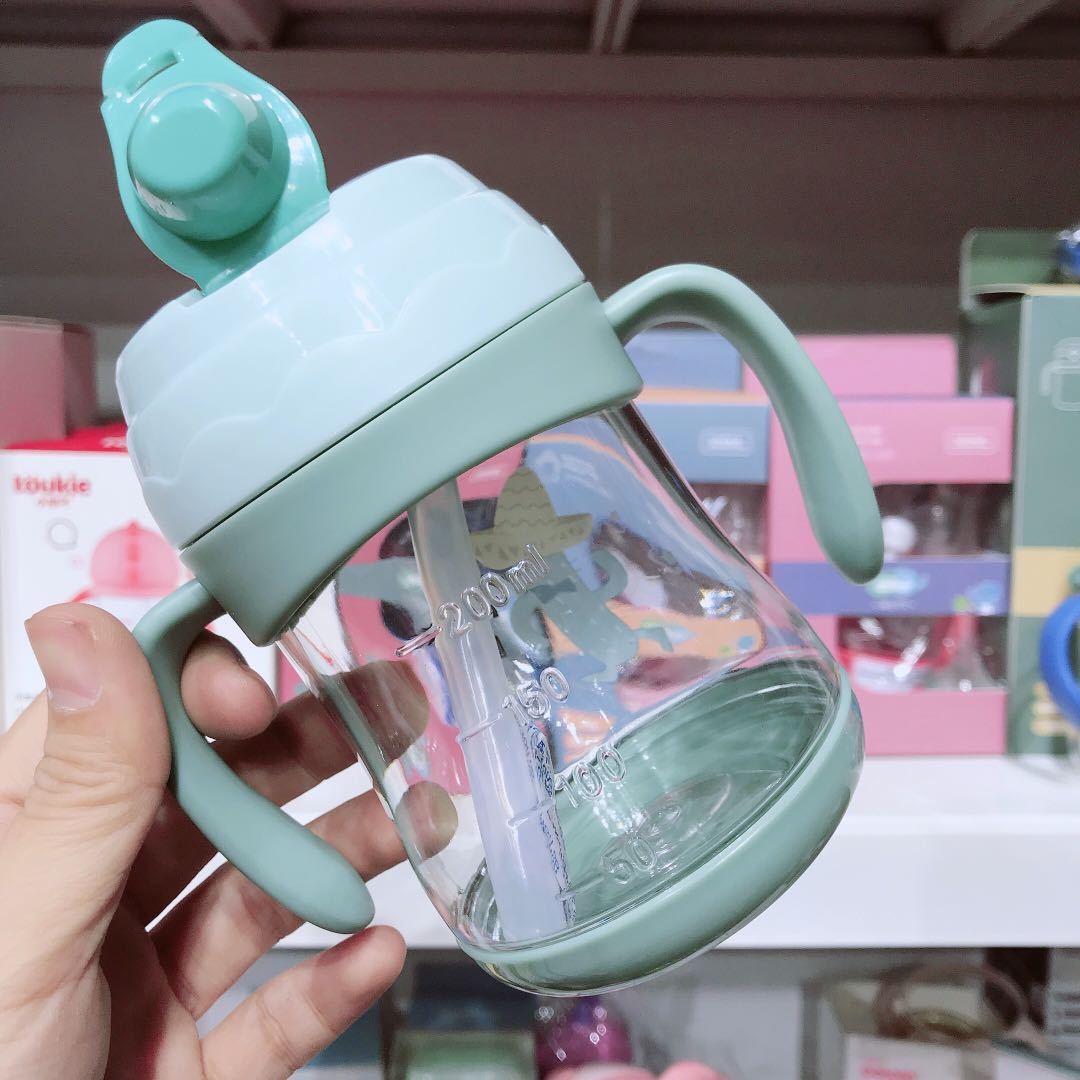 199包邮夏季婴幼儿学饮杯宝宝鸭嘴杯婴幼儿带手柄防摔水杯tritan