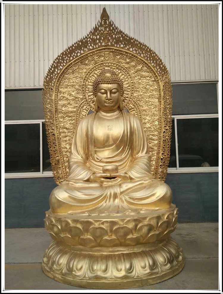 彩色铜佛像 纯铜佛像 大日如来铜佛像 大铜佛像 大型铜鎏金佛像