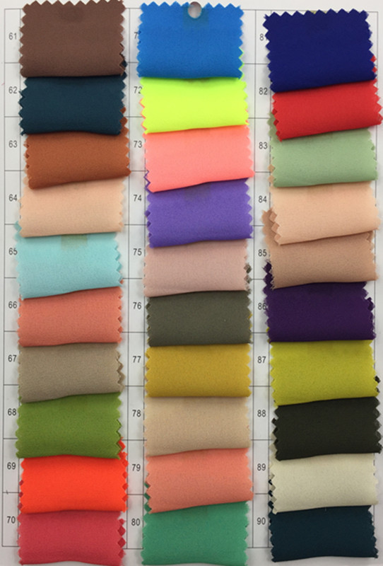 现货新款韩国麻高捻乱麻雪纺连衣裙垂感色雪纺布面料