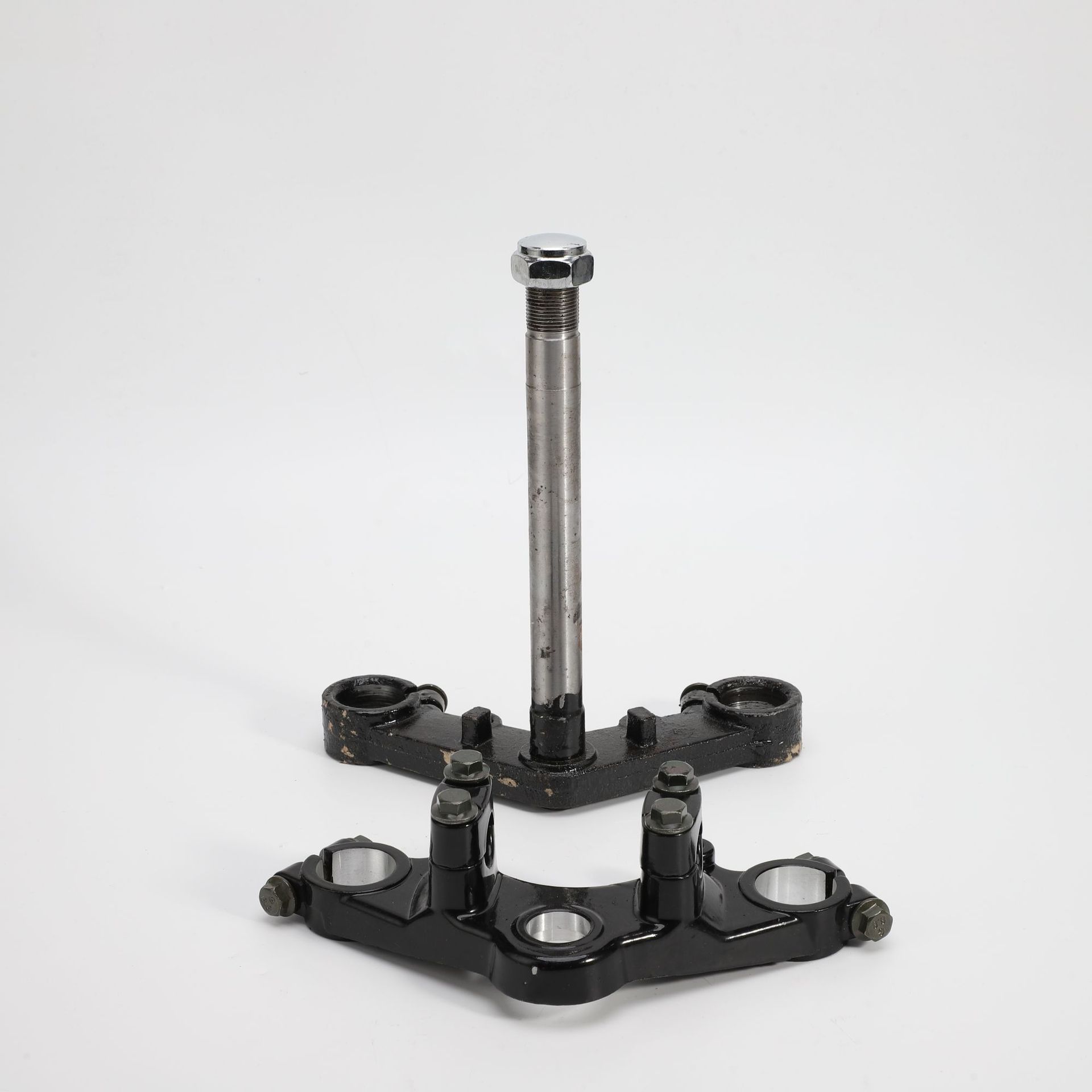 新款摩托三轮配件上下连扳电动三轮方向器方向柱一件代发