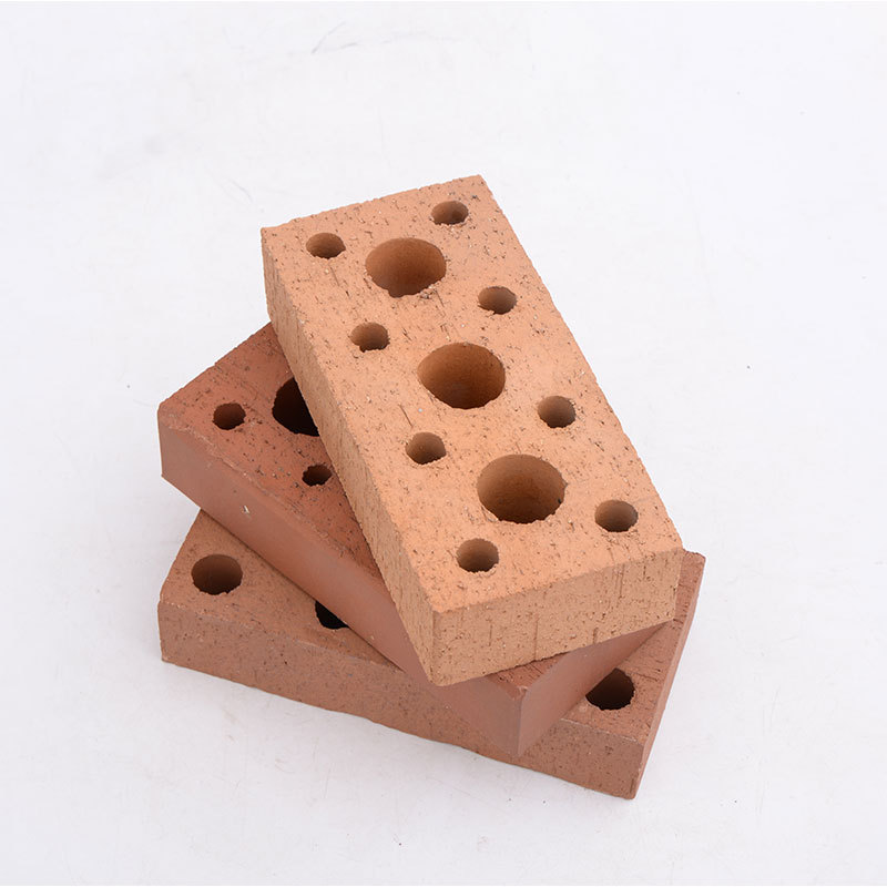 厂家销售宜兴陶土清水砌墙砖多孔透水文化空心砖中威陶业