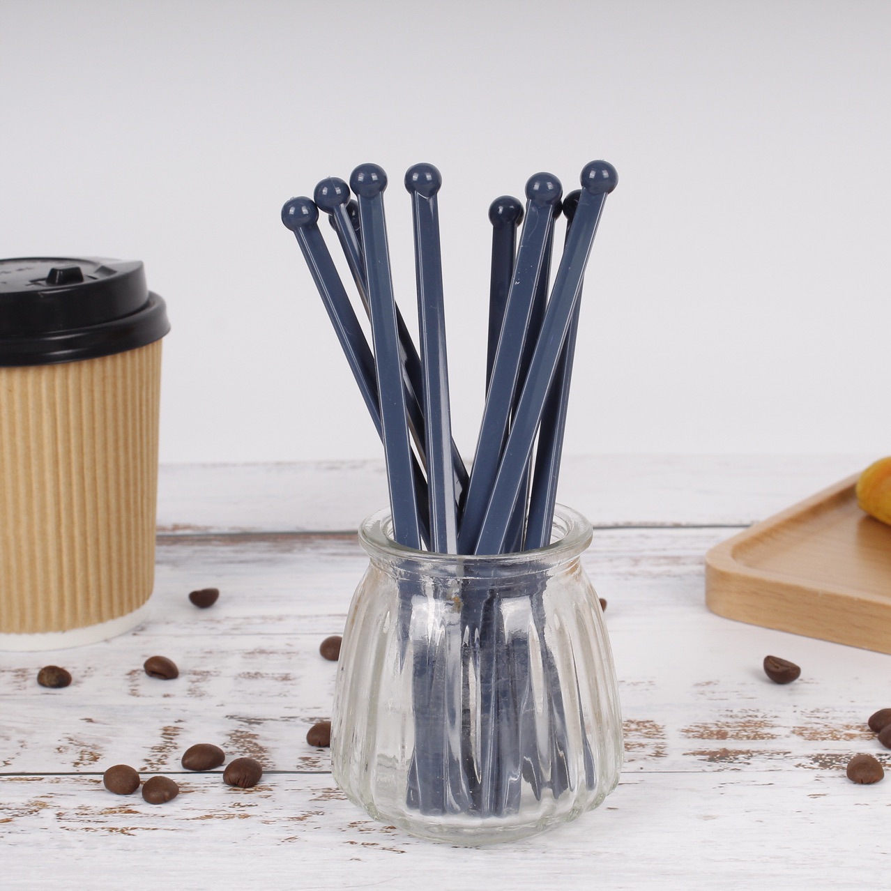 厂家直销塑料搅拌棒 塑料扁棒咖啡搅拌棒 一次性ps 透明棒