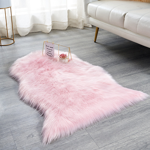 Wool-like Carpet Whole Sheepskin Carpet Cushion Living Room Bedroom Bedside Sofa Plush Cushion Factory Wholesale