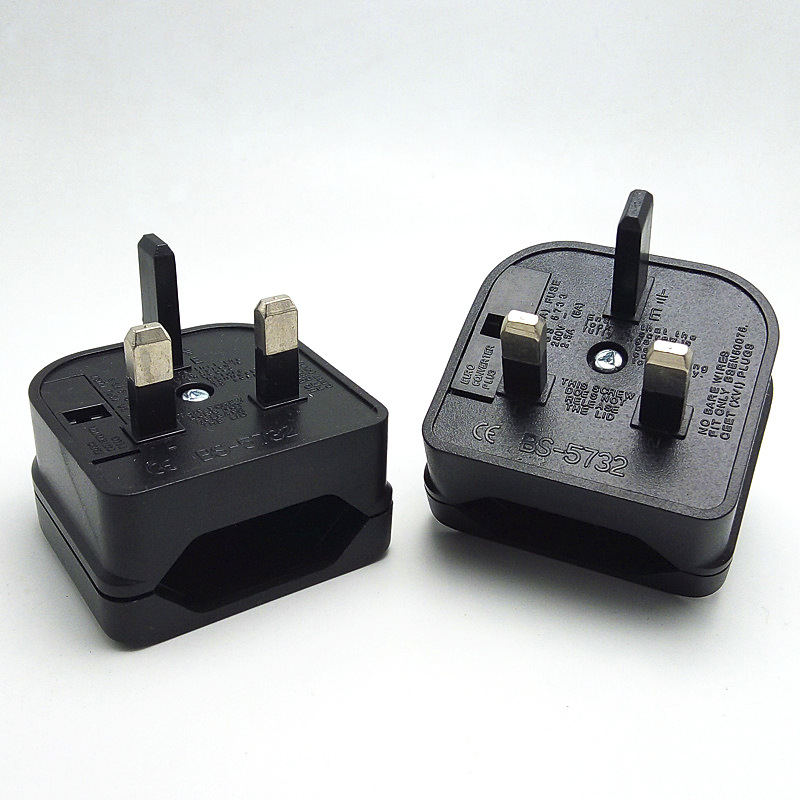 跨境货源bs5732菱形接口适配器欧式转英式配套欧规转英规转换插头