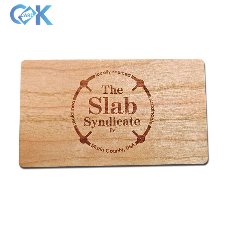 雕刻木质名片