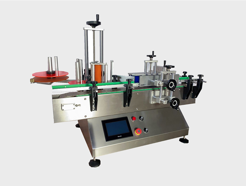 全自动小型圆瓶洗手液贴标机 饮料圆瓶不干胶贴标机 罐头贴标机